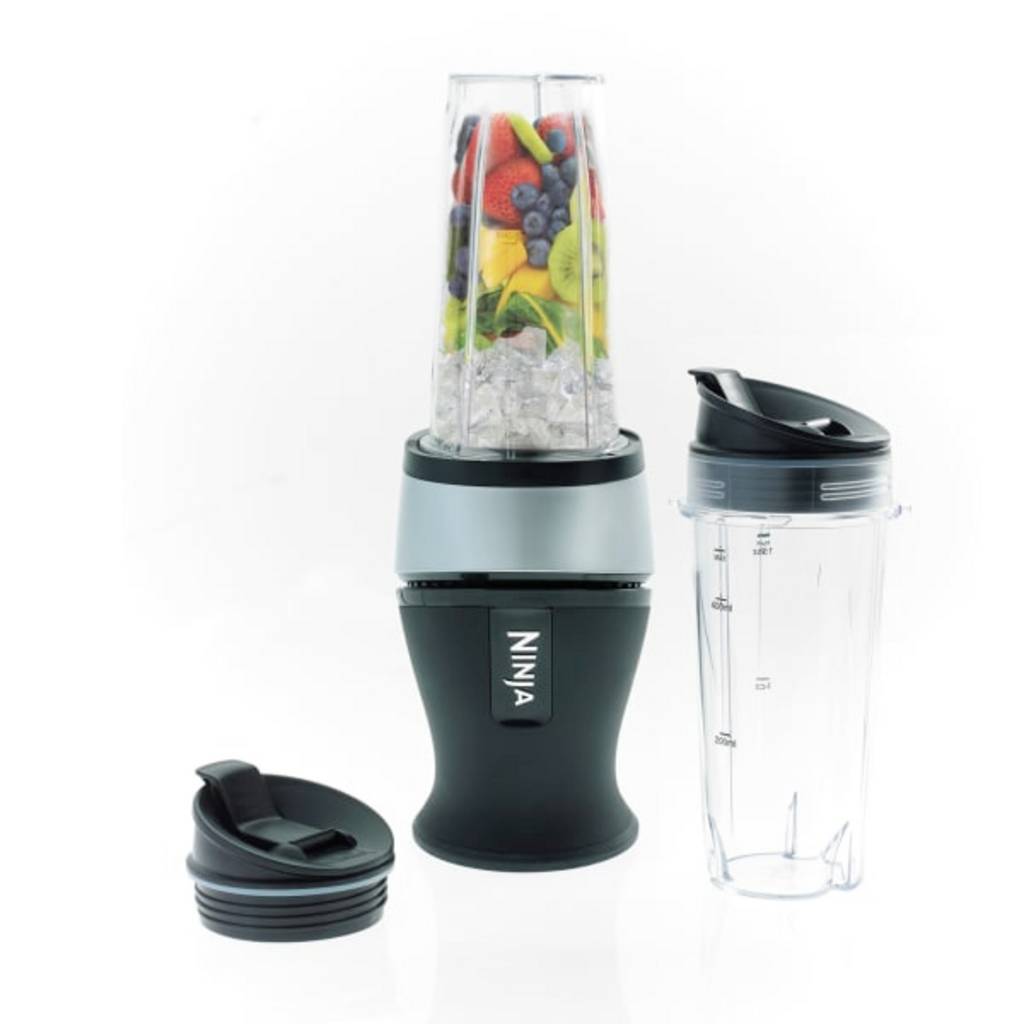 Ninja QB3001EUS Smoothie maker 700 W Black, Silver QB3001EUS