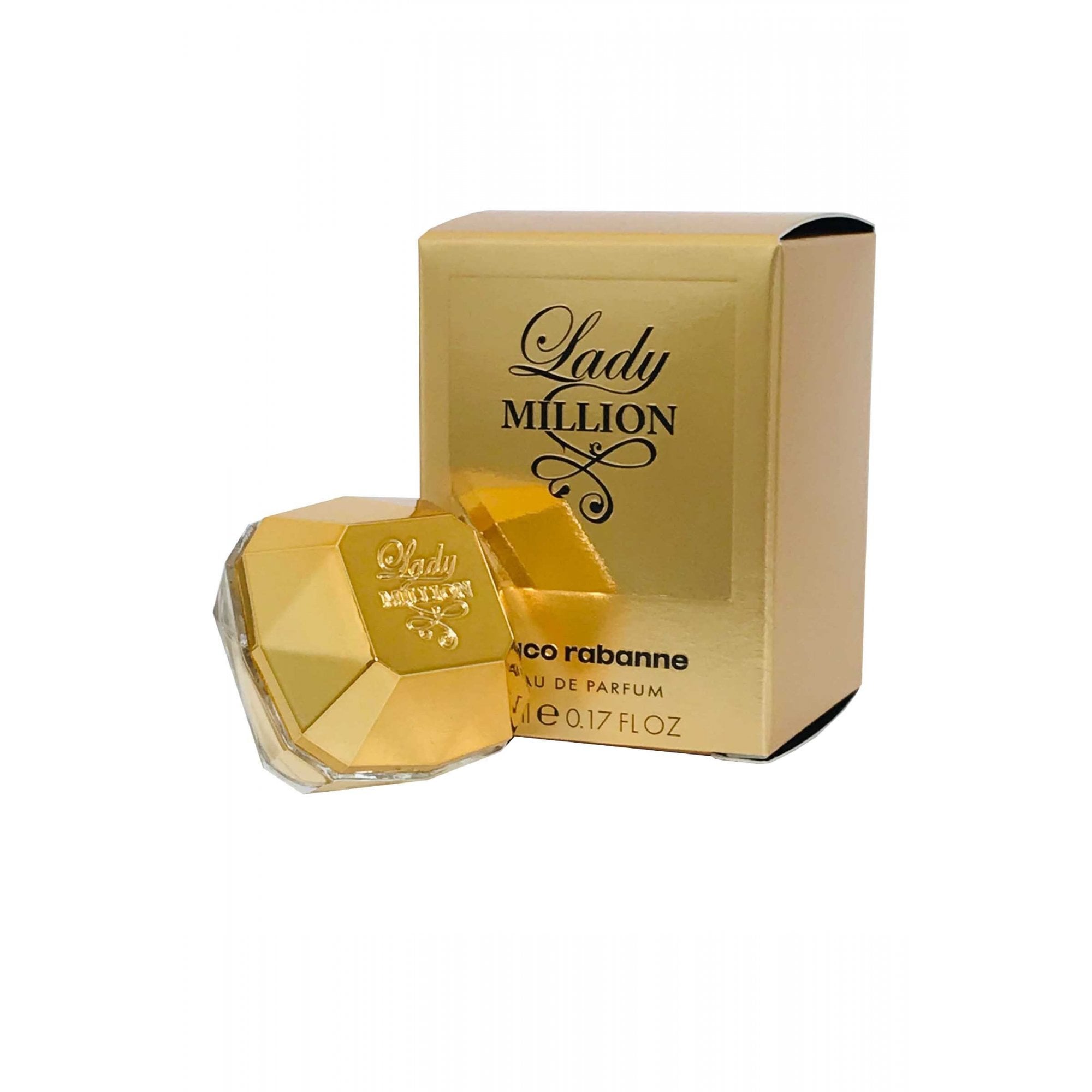 Paco Rabanne, Lady Million, Eau de parfum pentru femei, 5 ml * Miniatură
