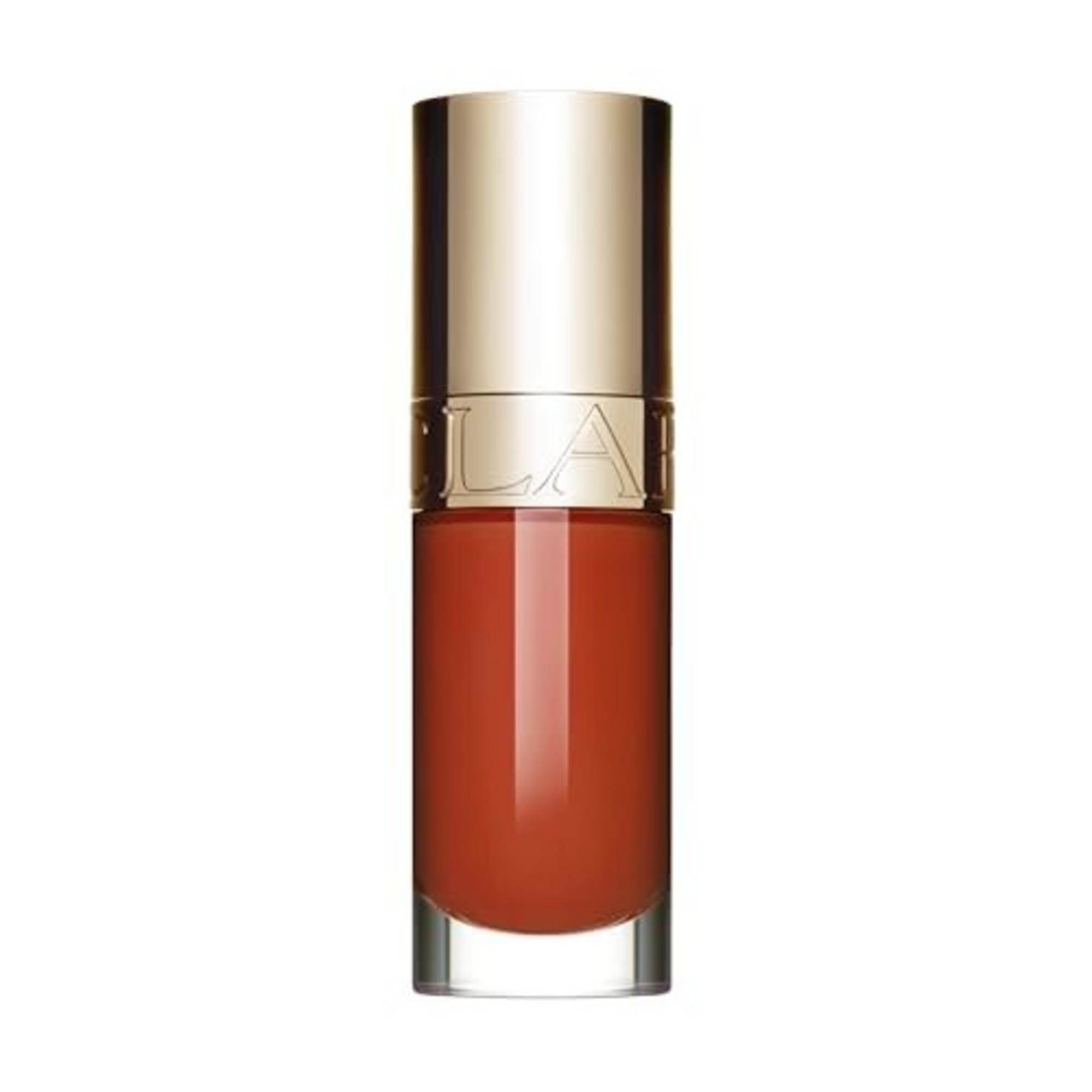 Clarins, Ulei pentru confortul buzelor, Hidrantător, Ulei de buze, 28, Grație rozalată, 7 ml.