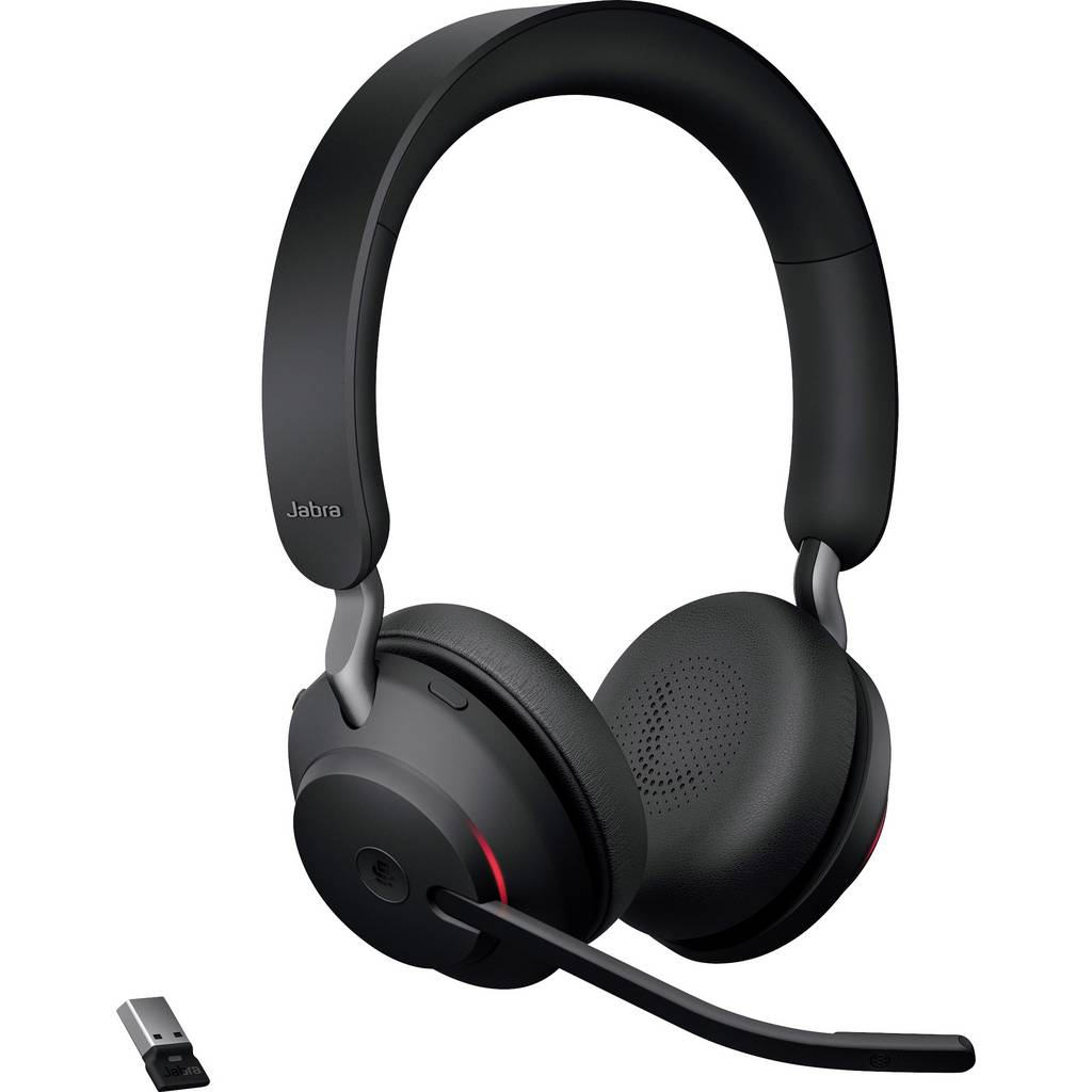 Jabra Evolve2 65 MS On-ear headset Bluetooth® (1075101) Stereo Bla 26599-999-989