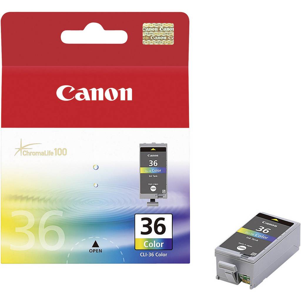 Canon Ink cartridge CLI-36 Original Cyan, Magenta, Yellow 1511B001 1511B001