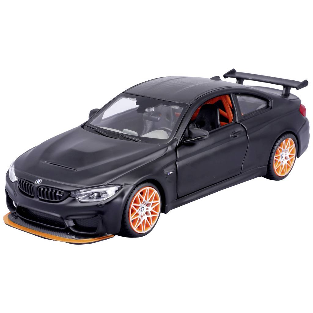 Maisto BMW M4 GTS, mattschwarz 1:24 Model car 531246M