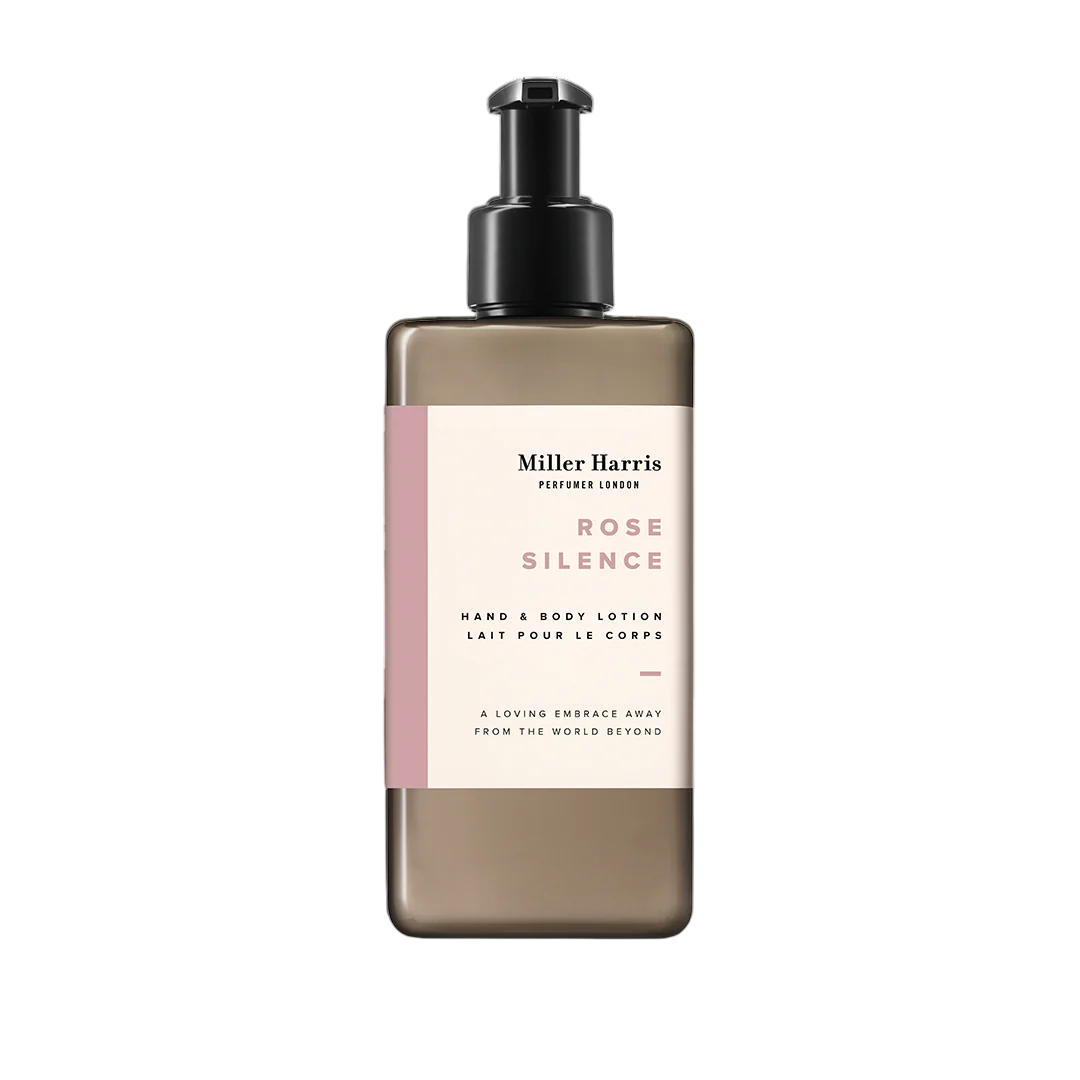 Miller Harris, Rose Silence, Hidratant, Zi, Lăptă de corp, Pentru corp și mâini, 300 ml