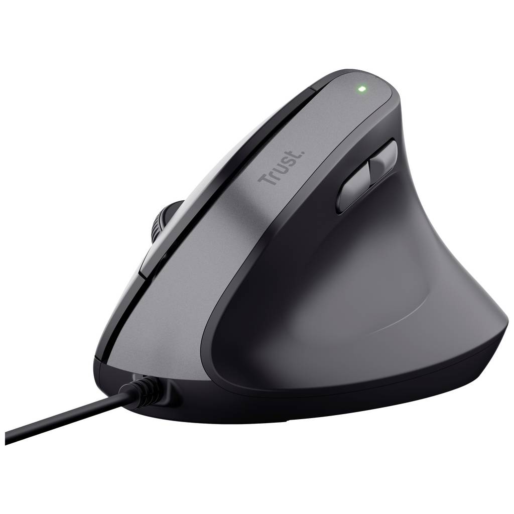 Mouse ergonomic Trust Bayo II USB negru 6 butonuri 800 dpi, 1200 dpi, 1600  25144