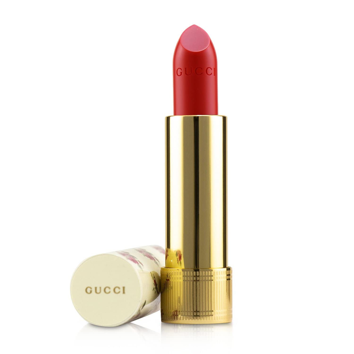 Gucci, Rouge a Levre Voilé, Lung-Durabilă, Crema de Fundal pentru Buze, 302, Agatha Portocaliu, 3,5 g