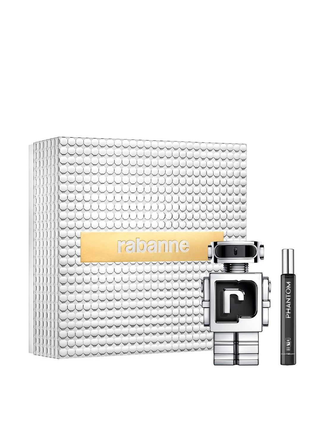 Setul Paco Rabanne: Phantom, Parfum de Toaletă, Pentru Bărbați, 100 ml + Phantom, Parfum de Toaletă, Pentru Bărbați, 10 ml
