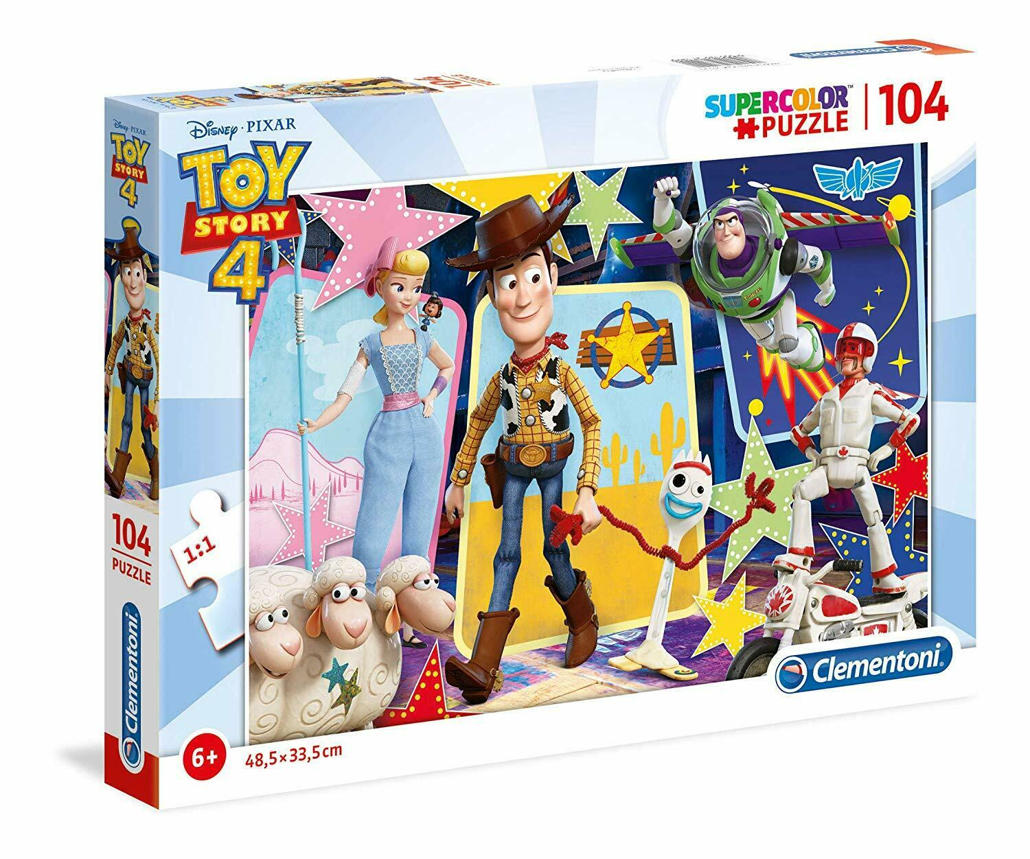 Clementoni, Oyuncak Hikayesi, Puzzel, Cinsiyetsiz, 6 yaş ve üzeri, 104 parça.