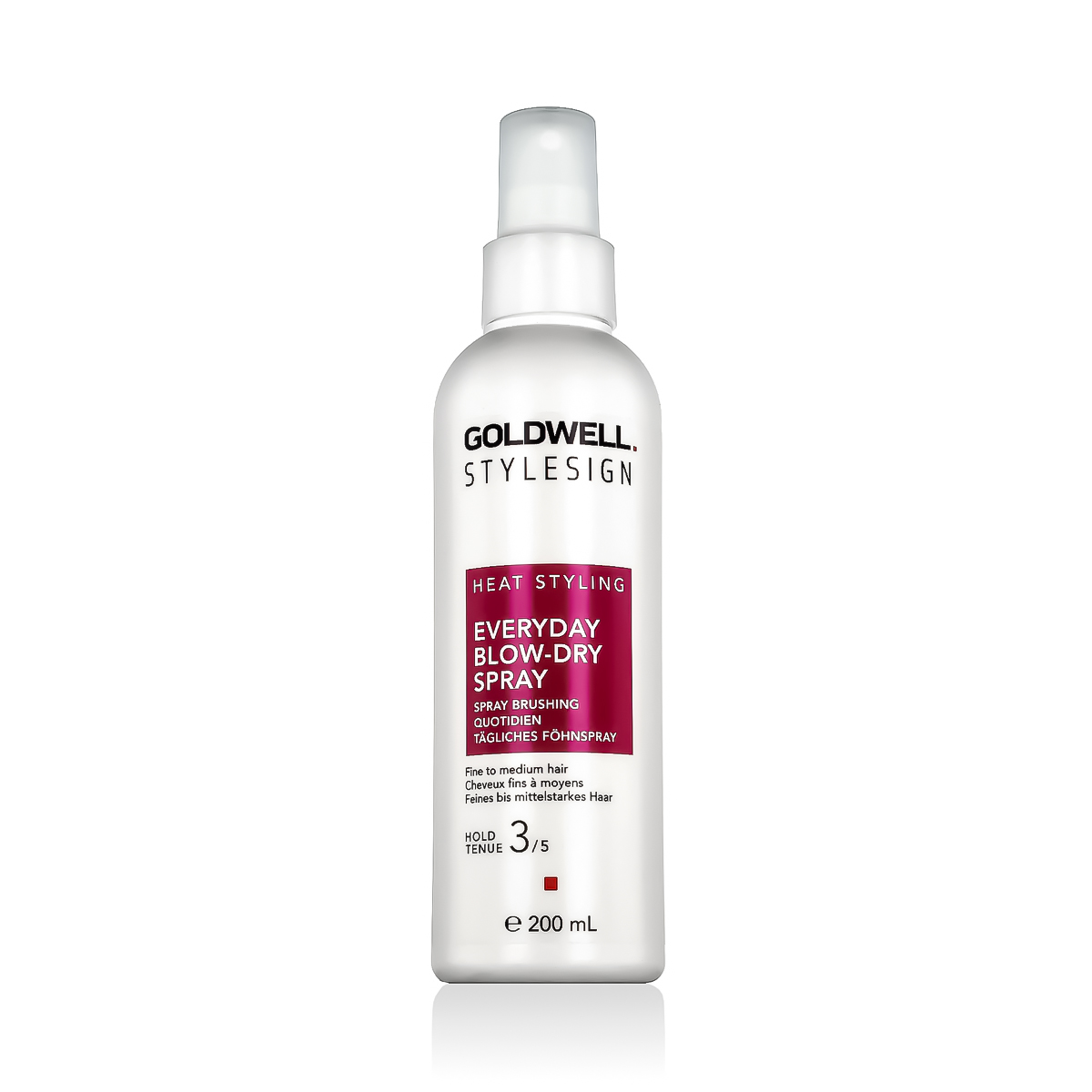 Spray de styling cu căldură Goldwell StyleSign pentru o zi obișnuită, aplicare după uscarea părului. 200 ml.
