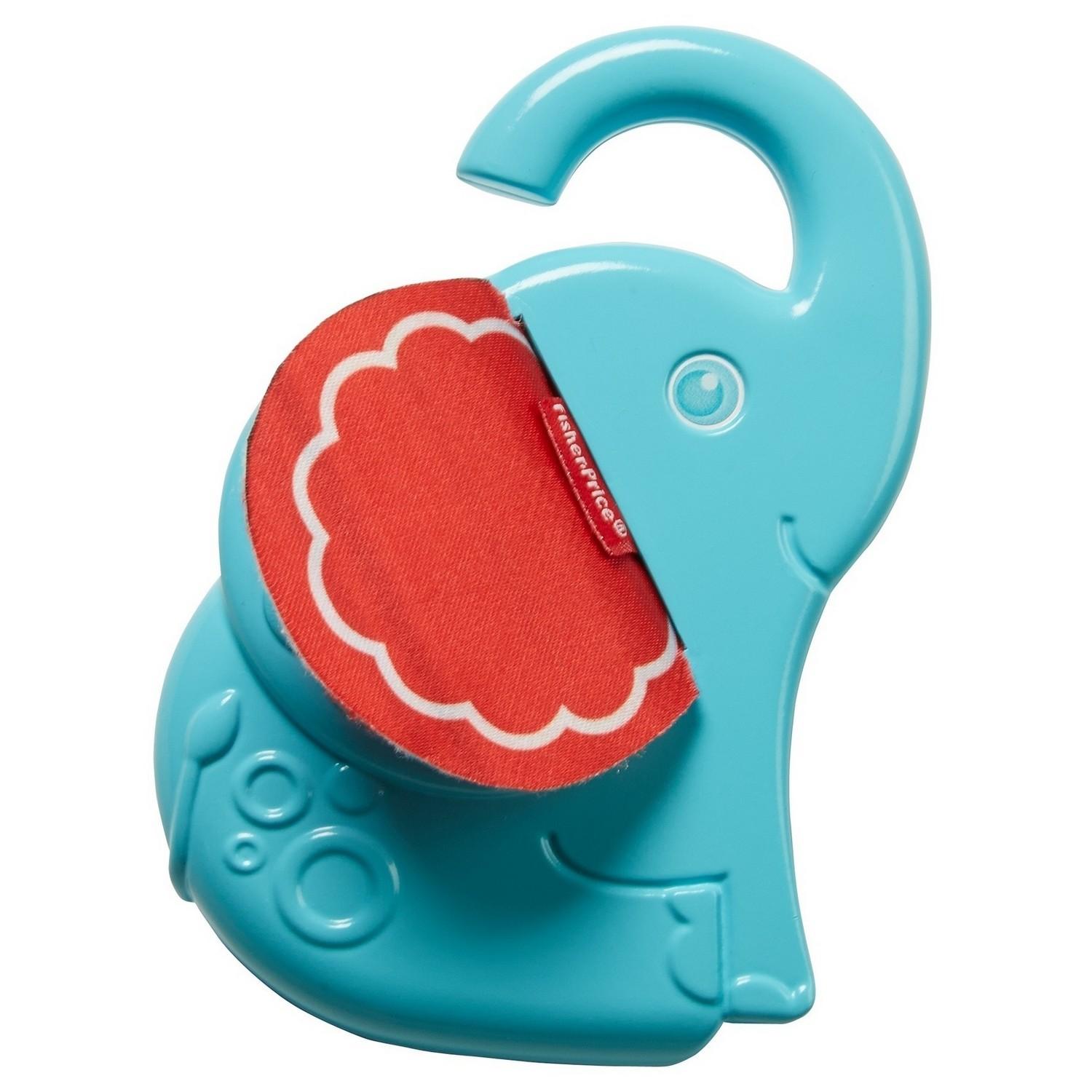 Preturi Fisher Price, Elefantul care se uita, Miror de joacă cu activități la mâini - Bâtei cu jucărie pentru dinții 2-in-1, Neutru, 3+ luni.