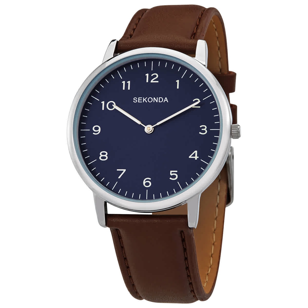 Sekonda, Sekonda, Kalsit Deri Bantlı Saat, 1347.84, Erkekler için
