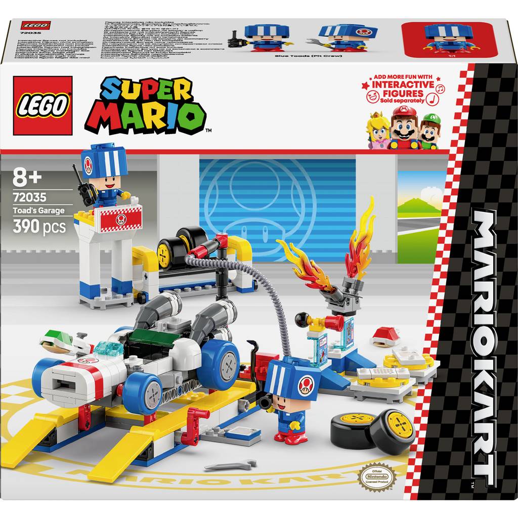 Atelierul LEGO® Super Mario™ Mario Kart™ al Pufosului 72035