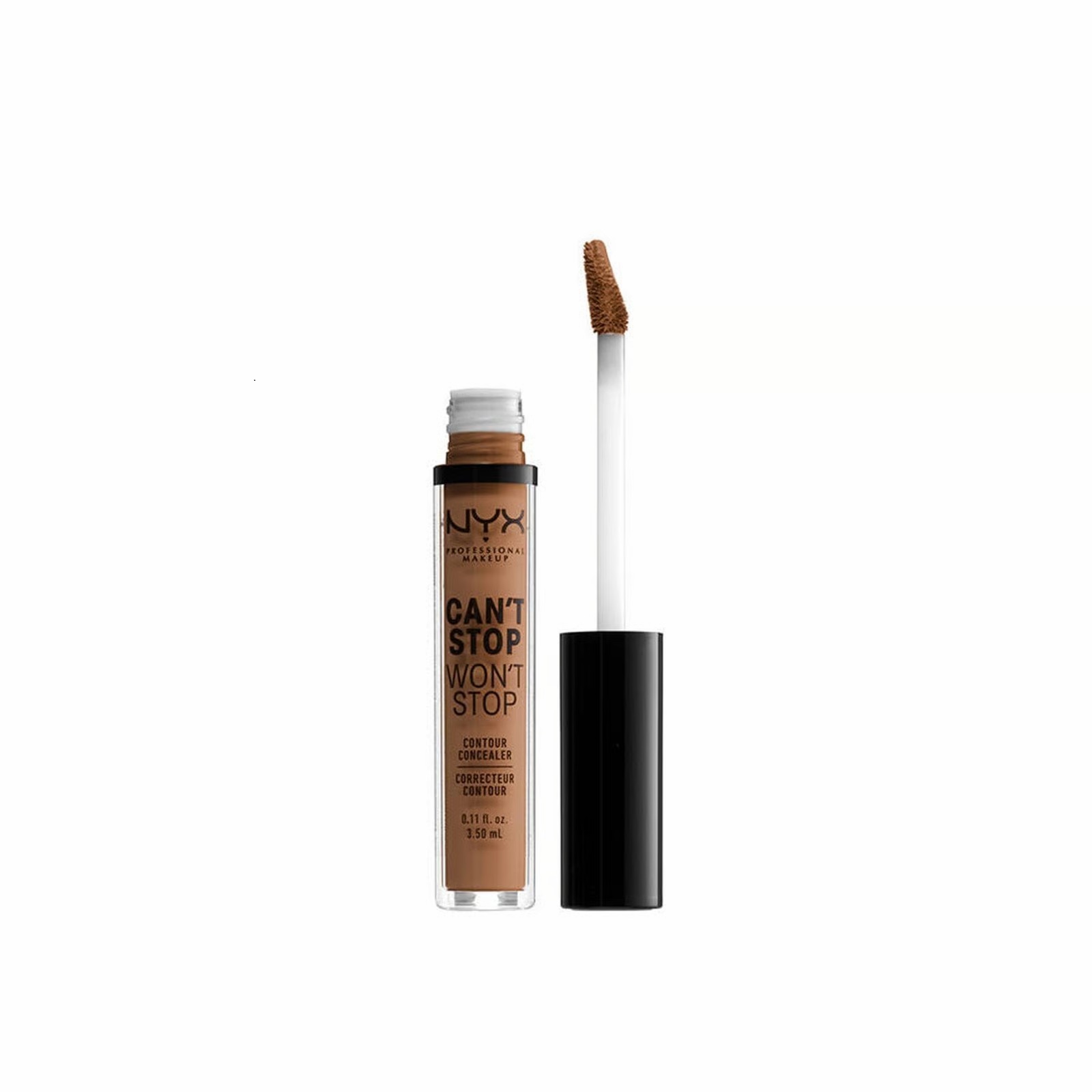 Nyx, Nu pot opri, Nu voi opri, Matte, Fond de pălău lichid, Mahogany, 3,5 ml