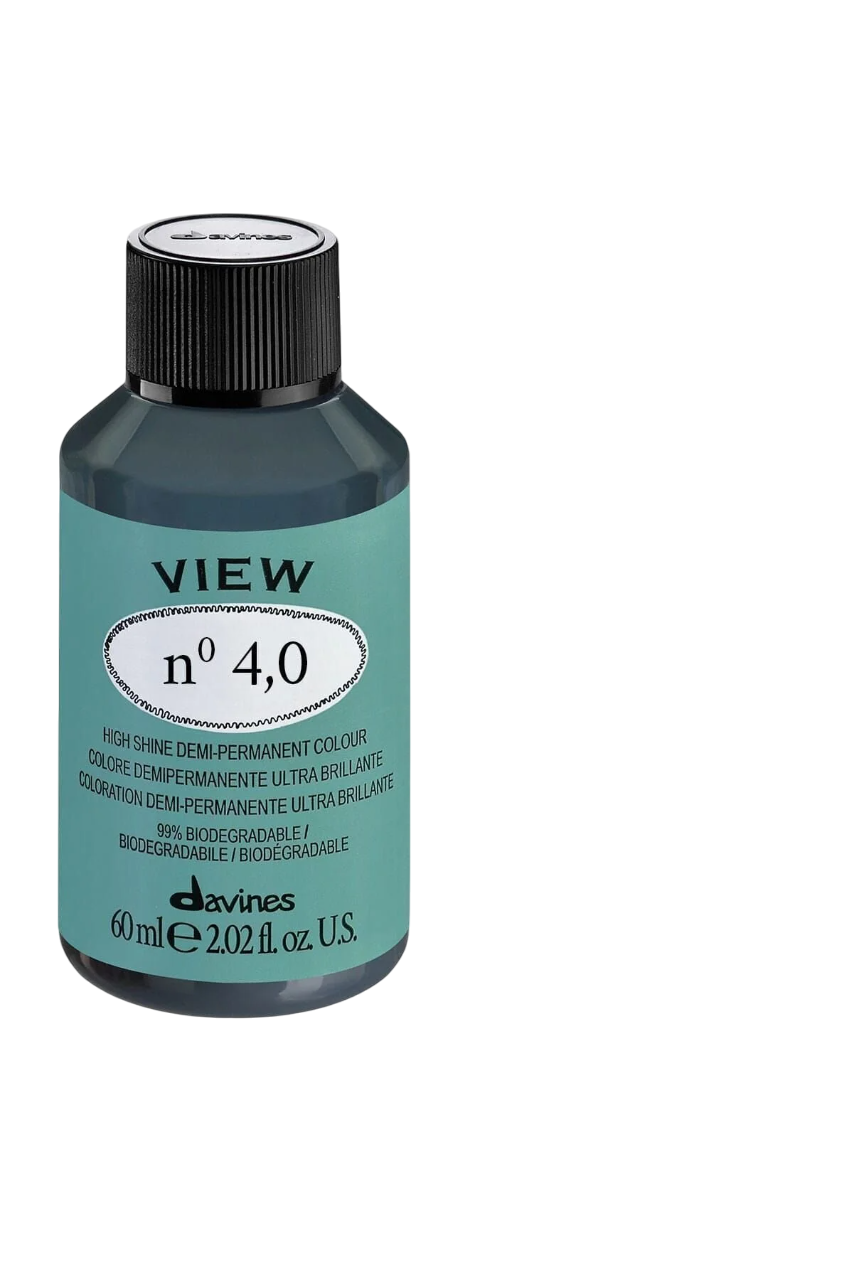 Davines, View, Coloranță de păr demi-permanentă, 4.0, 60 ml