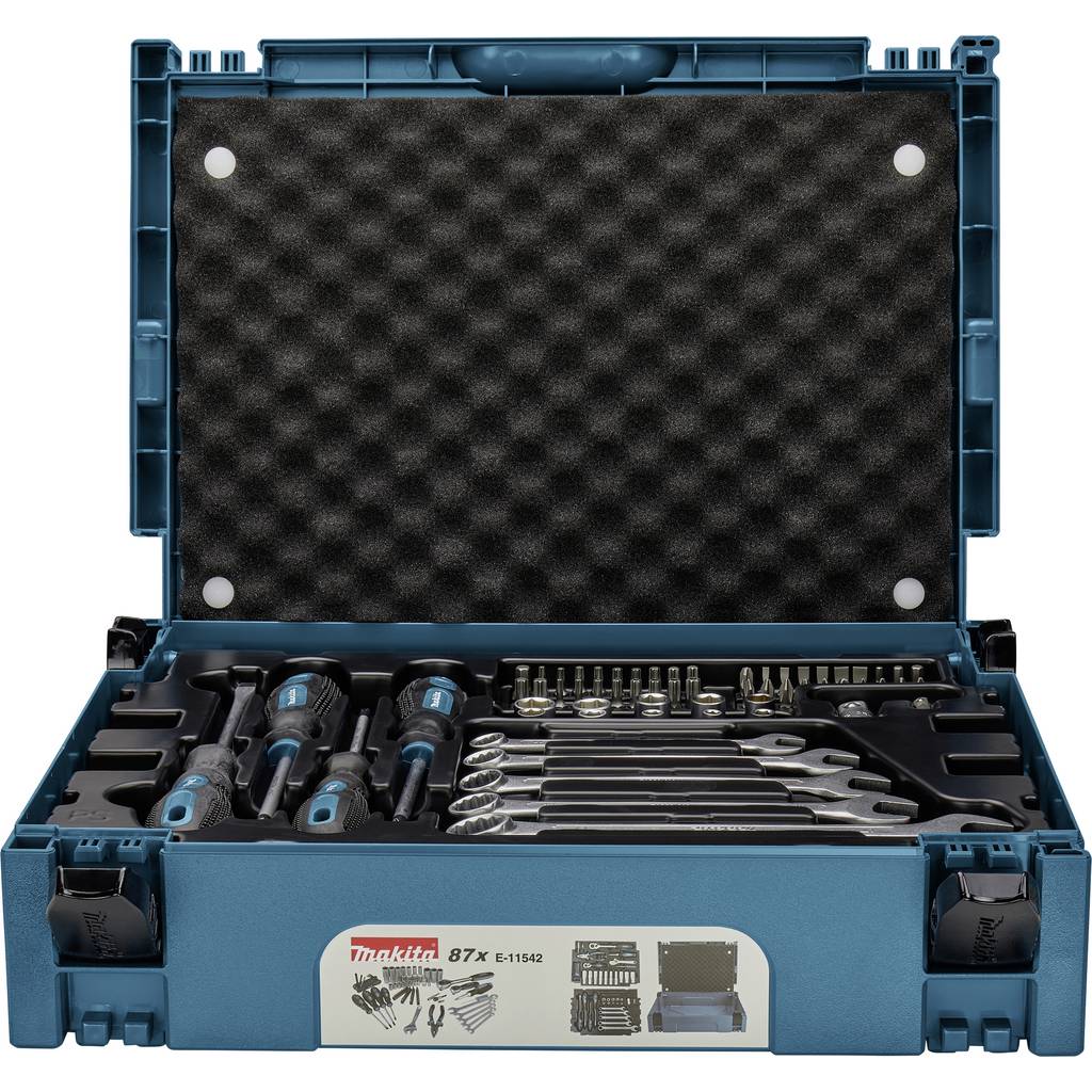 Makita E-11542 Tool box (+ tools) (L x W x H) 395 x 295 x 110.4 mm E-11542