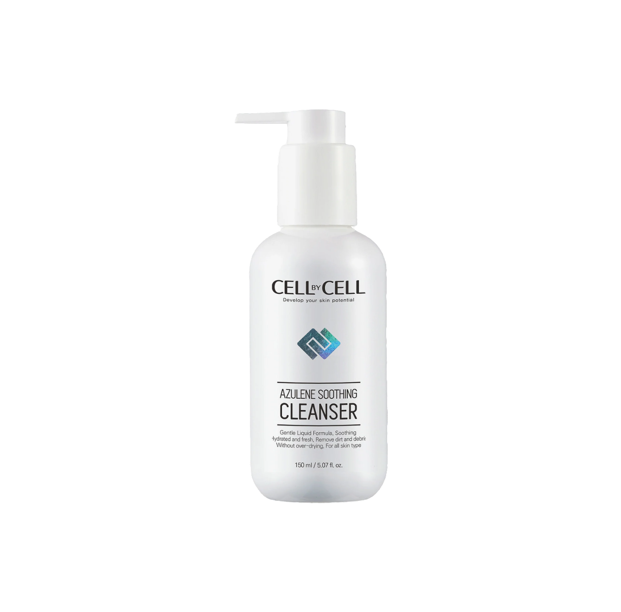 Celula de celule, azulenă, elimină impuritățile, spumă curantă, 150 ml.