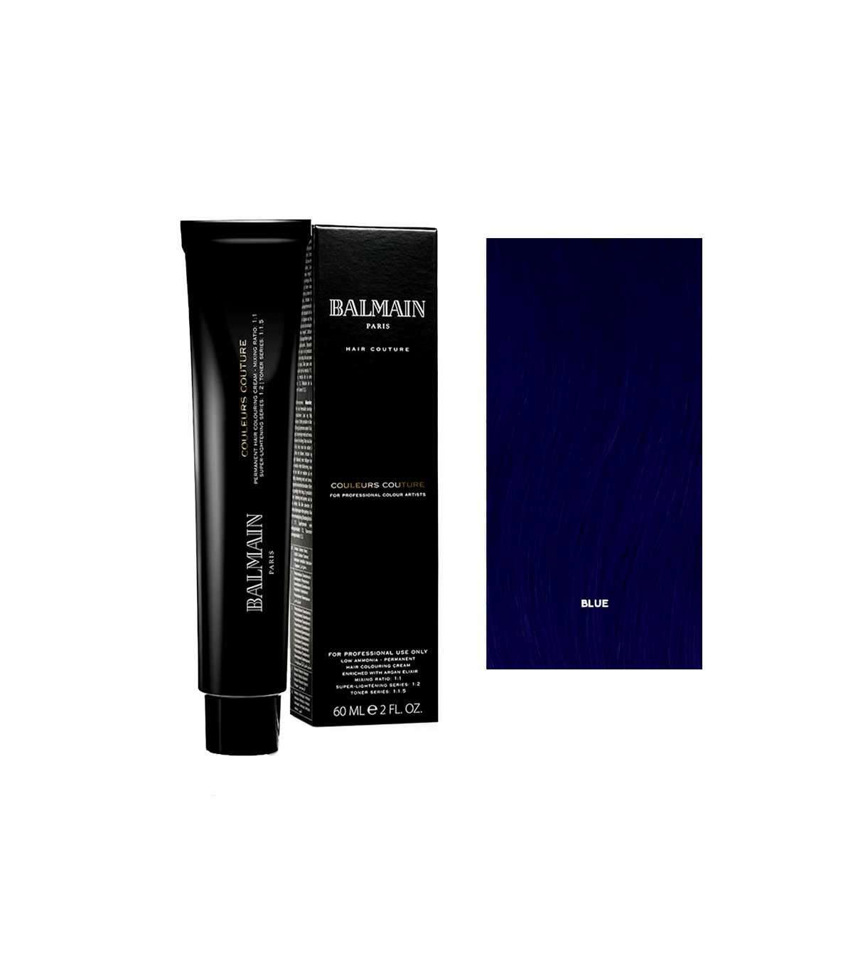 Balmain Profesional, Culori de Modă, Păr Permanenți cu Coloranții, Albastru, 60 ml.
