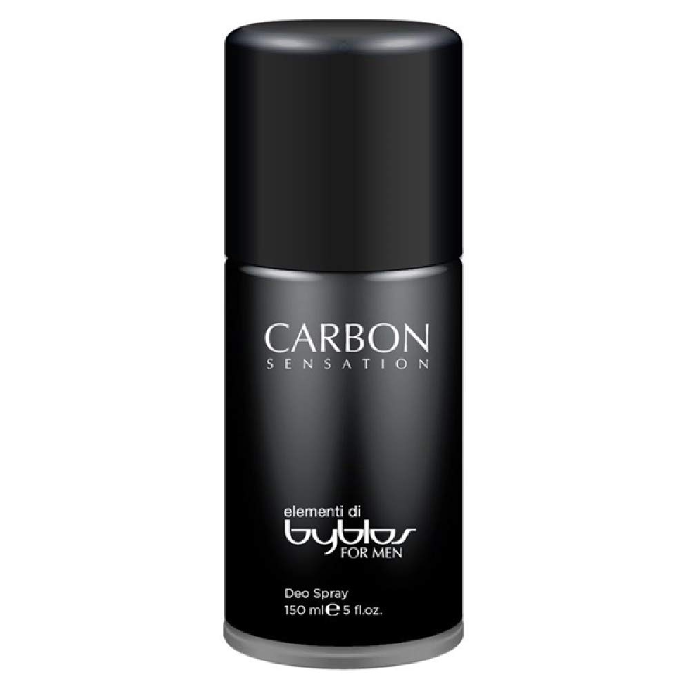Byblos, Karbon, Antiperspirant, Koku Önleyicisi Mıknatıs Sprey, Erkekler için, 150 ml.