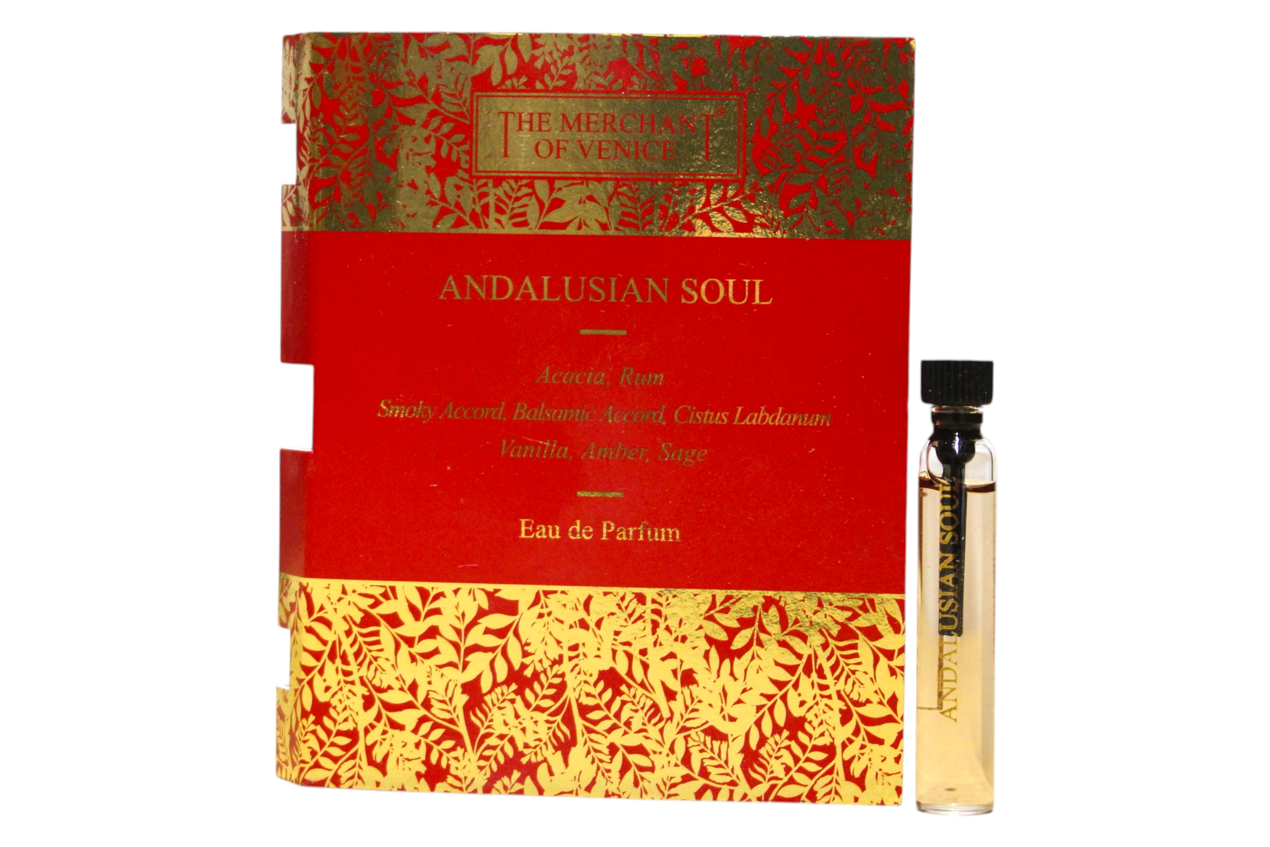 Merchantul din Veneția, suflet andaluz, Eau de Parfum, Neutru, 2 ml *Amplă sticlă.
