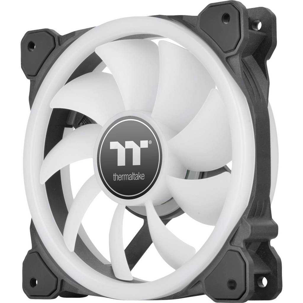 Thermaltake CL-F137-PL12SW-A PC fan Black (W x H x D) 184 x 129 CL-F137-PL12SW-A