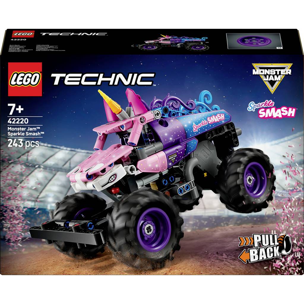 42220 LEGO® TECHNIC Monster Jam™ Sparkle Smash™ with Retract Motor (42220) 42220
