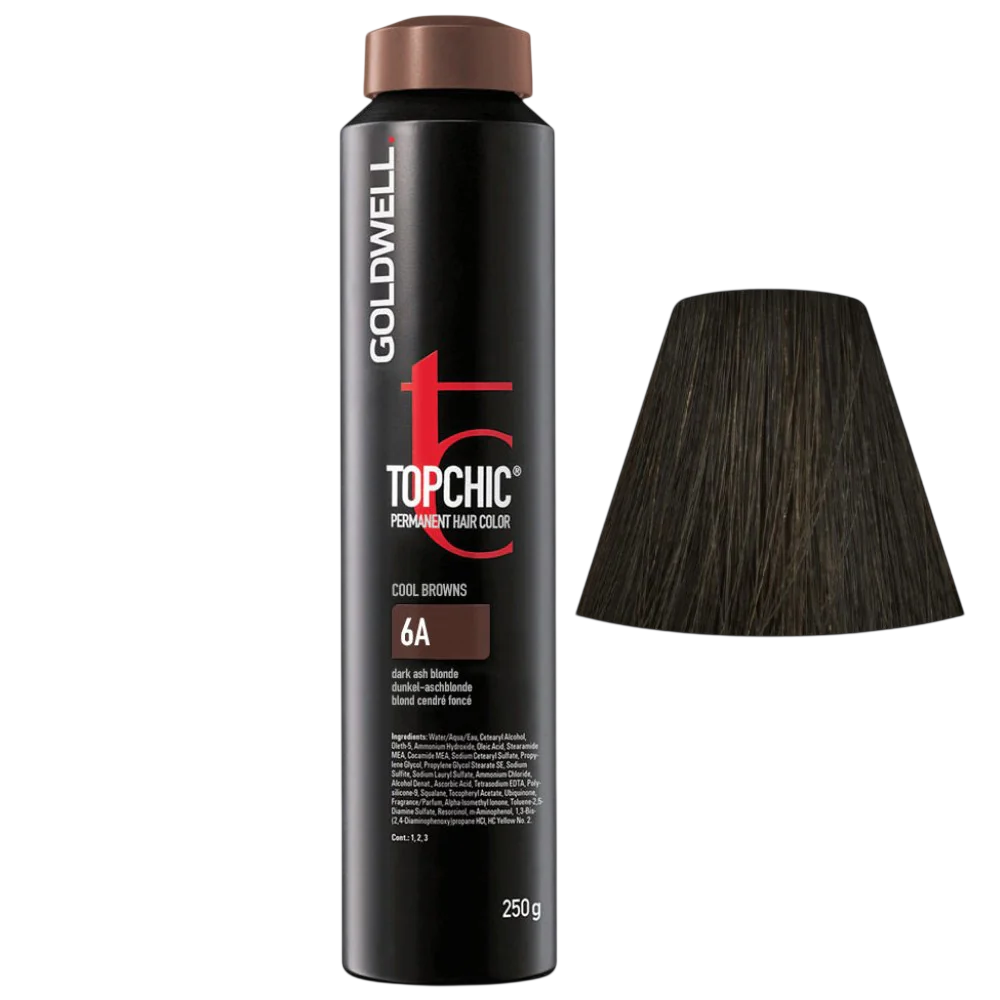 Goldwell, TopChic, Pălăria de par permanentă, 6A Blond asurzit închis, 250 ml.