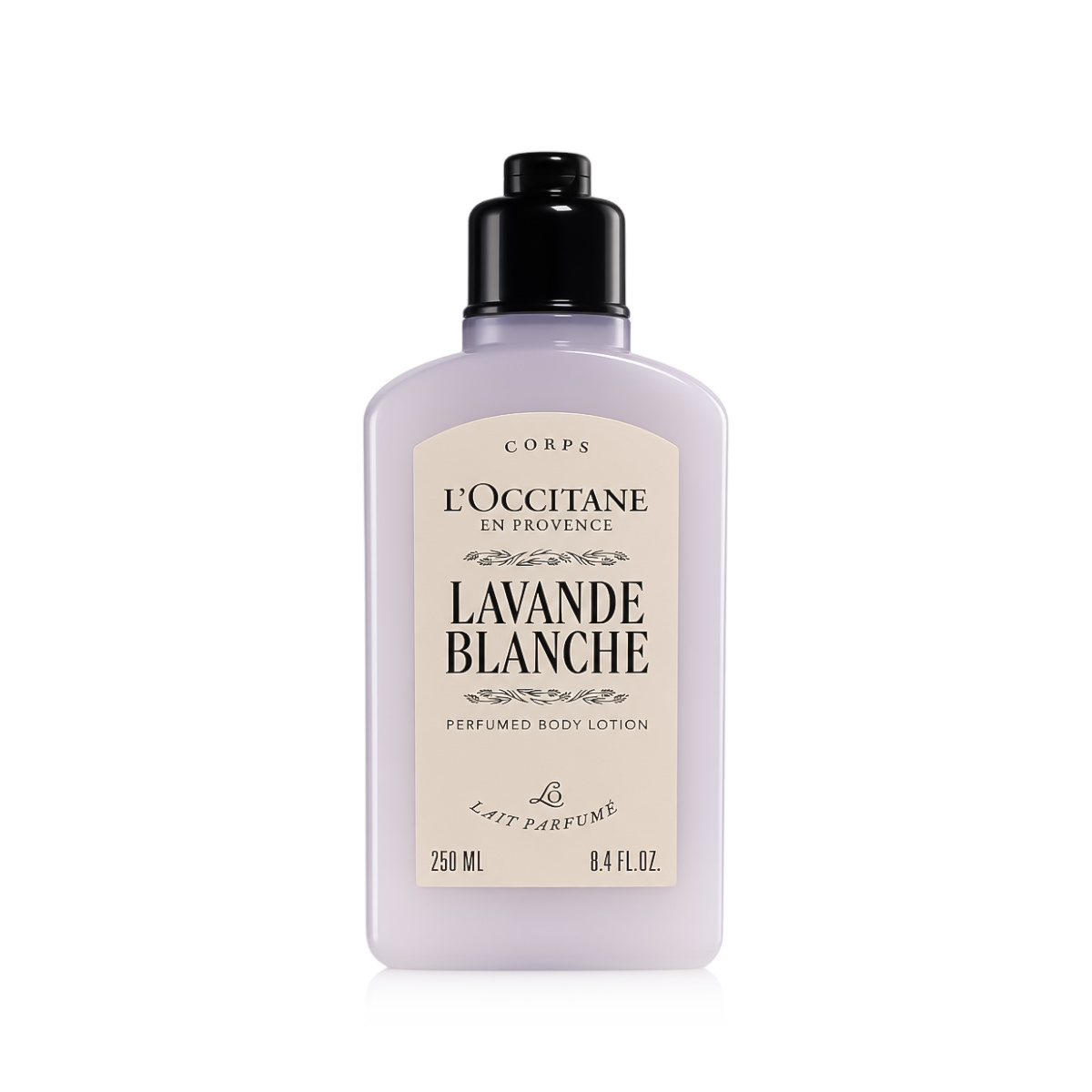 L'Occitane Lavandă Albă Perutzată Loțiune de Corp cu Parfum, 250 ml (neutru)