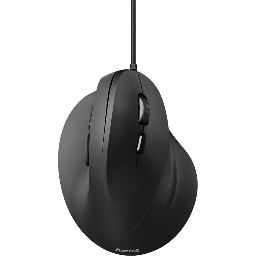Hama EMC-500 Ergonomic mouse USB Optical Black 6 Buttons 1000 dpi, 1400 d 182698