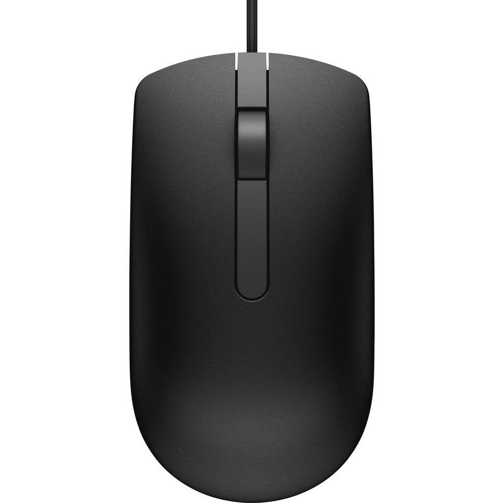 Dell MS116 Mouse USB Optical Black 3 Buttons 1000 dpi 570-AAIS