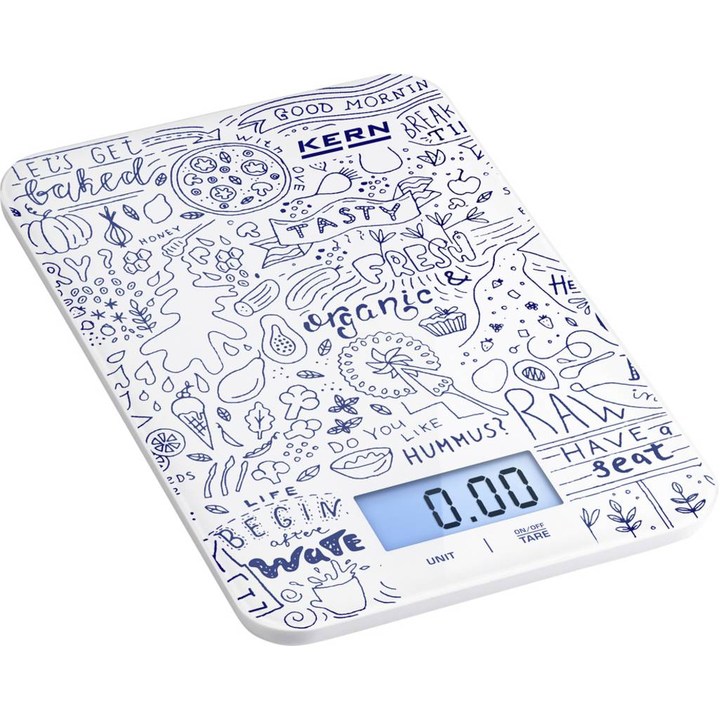Scălarii de bucătar Kern FGE 5K-3 Scări digitale Gama de greutate = 5000 g Multicolor 23 FGE 5K-3