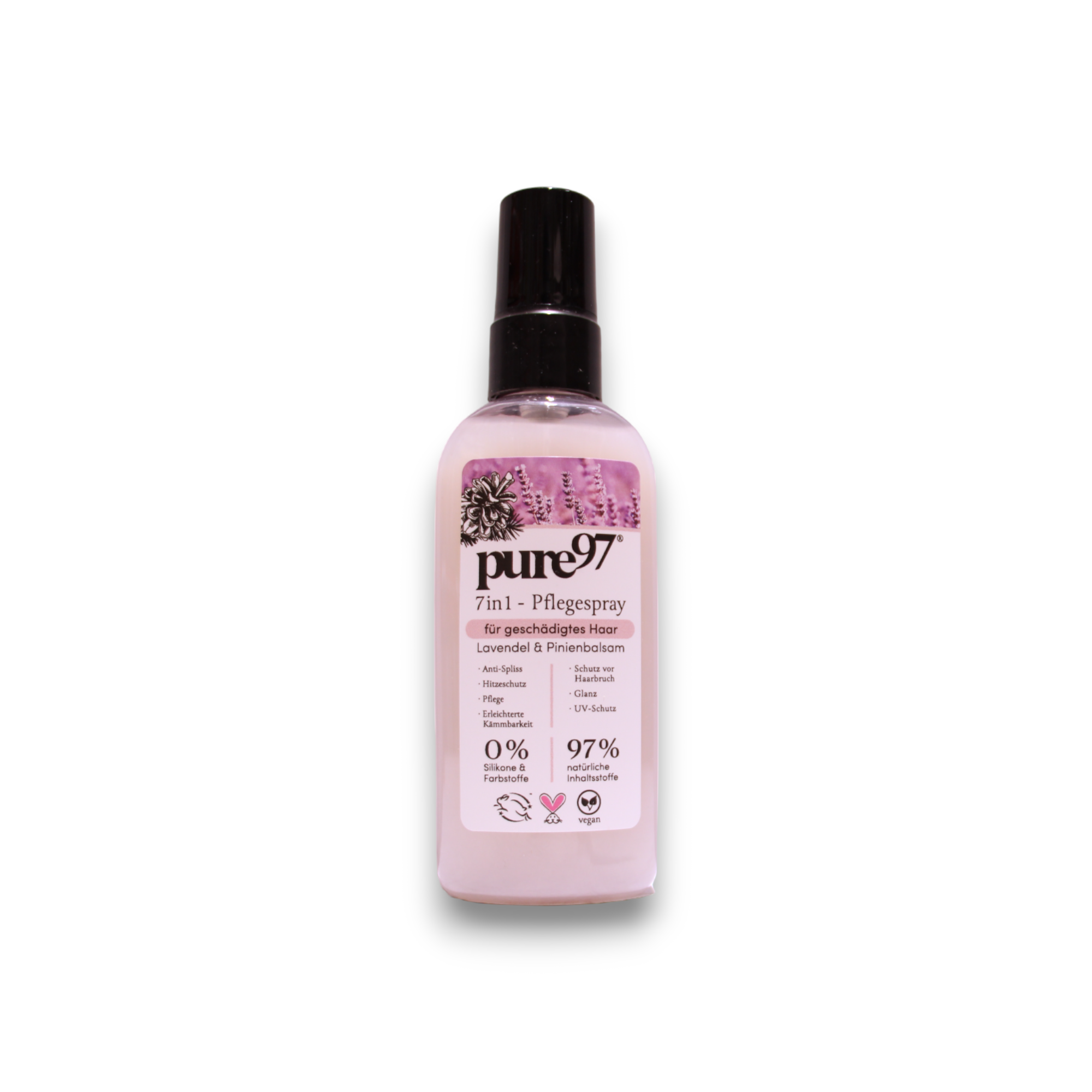 Pür&Form Pure97, Lavendil ve Pinyon, Saç Balmumundan Kalan Krem Tedavisi, Nemlendirme İçin, 100 ml.