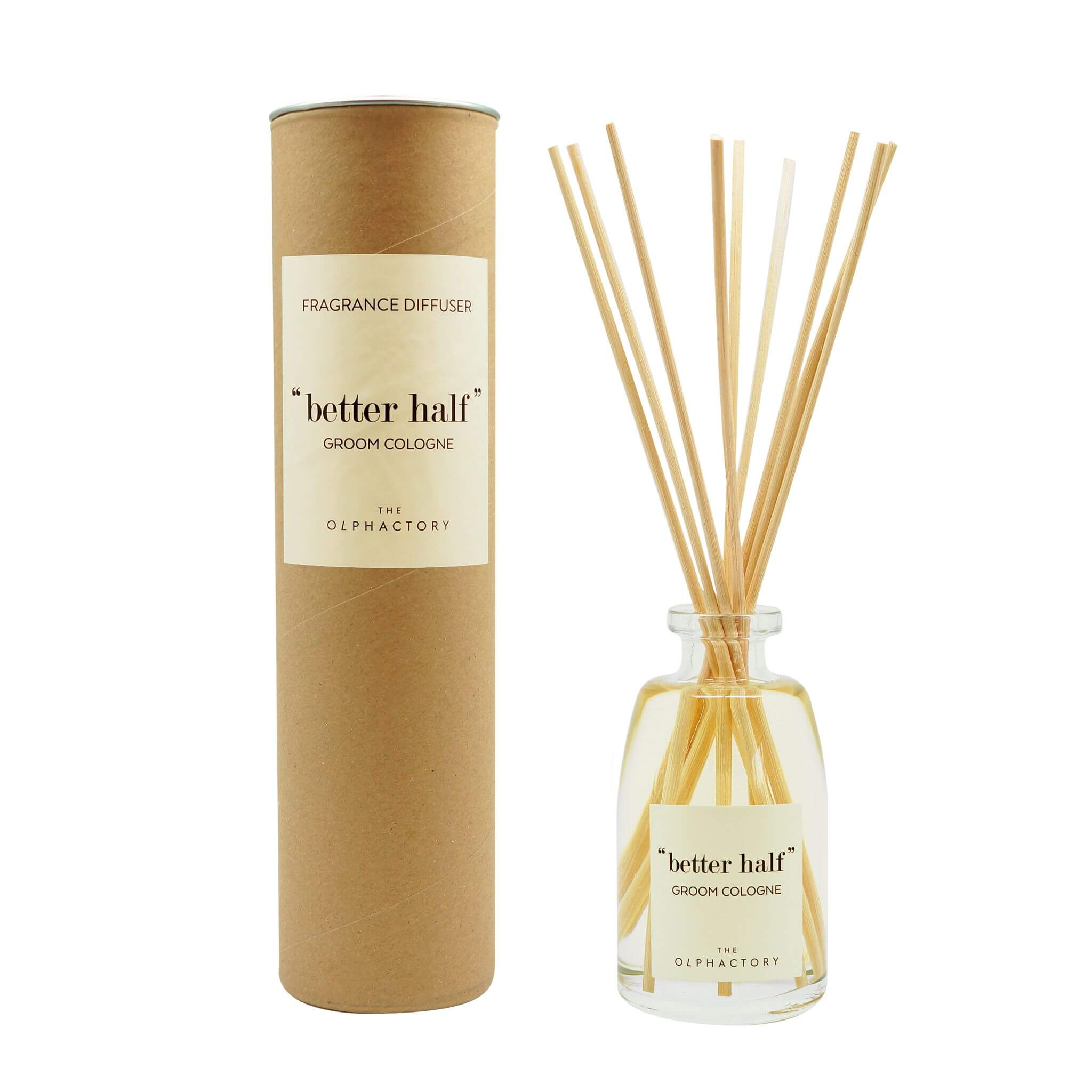 Olfactoarele, Halba Mai Binefăcută Coloane de Parfum pentru Barbati, Stick-uri cu Parfum, Difuzor cu Fibre de Parfum, 100 ml
