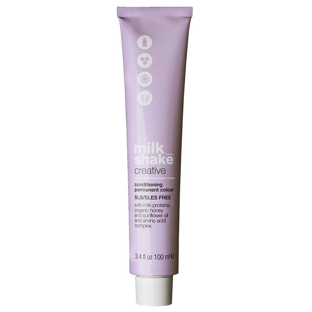 Shake de Milk, Creativ, Fără SLS/SLES, Podoabe permanente pentru păr, 5,55 M Mahonie Luminos, 100 ml