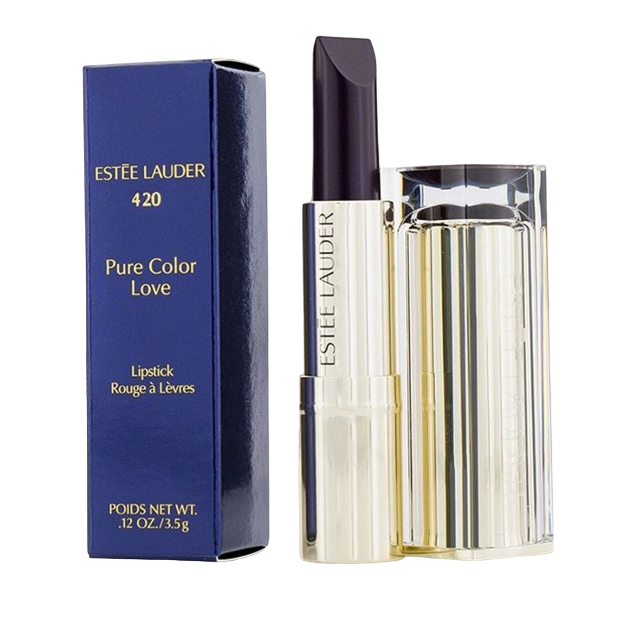 Estee Lauder, Puritatea Culoarelor Iubite, Uleiuri Naturale, Durabile în Timp Lung, Crema de Sticla pentru Buze, 420, Up Beet, 3,5 g