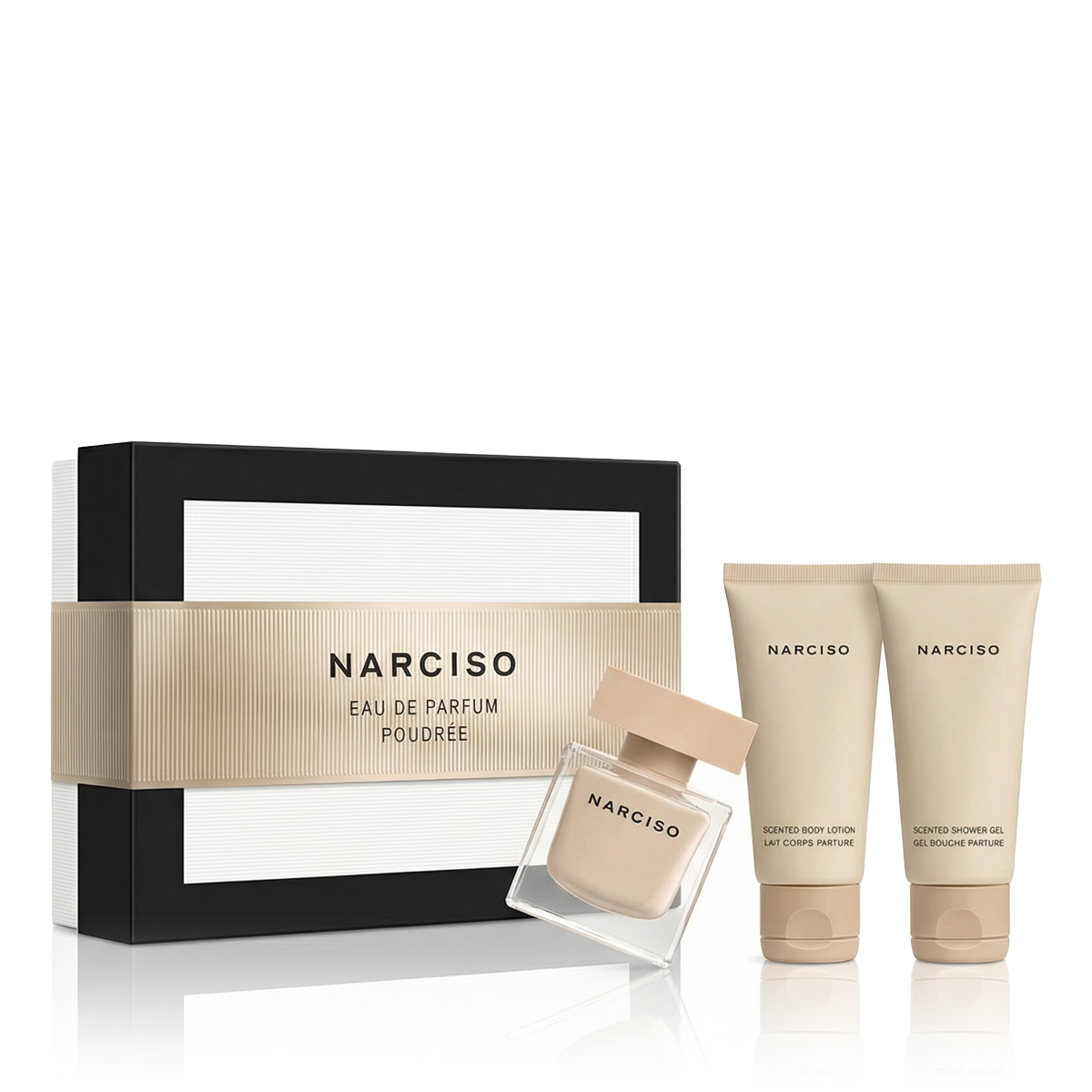 Narciso Rodriguez Narciso Poudrée EDP 50 ml + SG 50 ml + BL 50 ml (femeie)