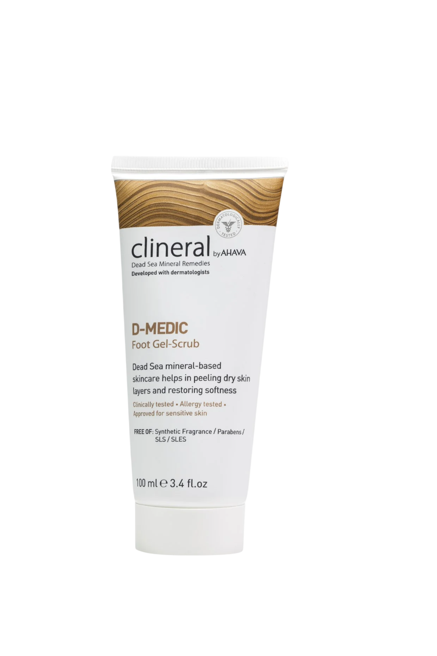 Ahava, Clineral D-Medic, Peeling, Foot Scrub, 100 ml