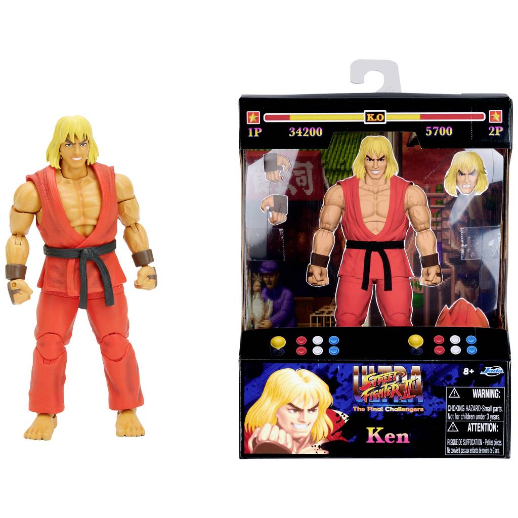 Jada Toys Street Fighter II Ken 6" figure 253252029