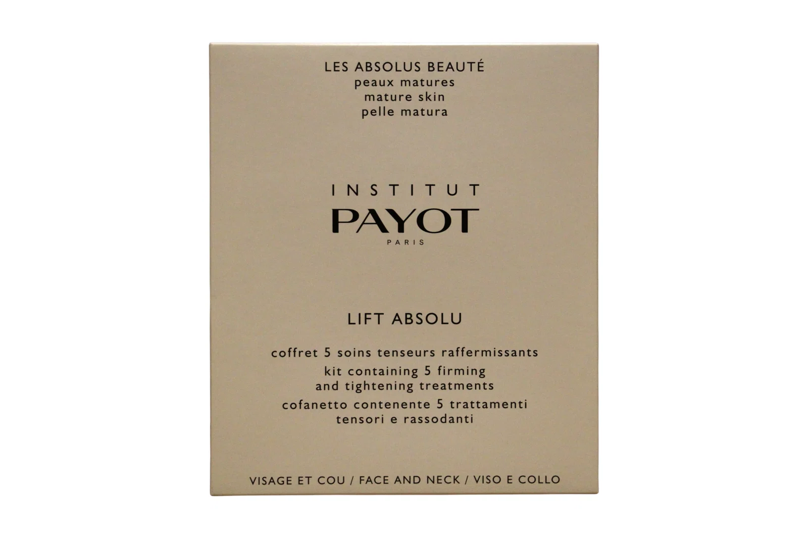 Set, Payot, Lift Absolu, Hydrogel, Firming, Cream Mask, For Face & Neck, 10 pcs