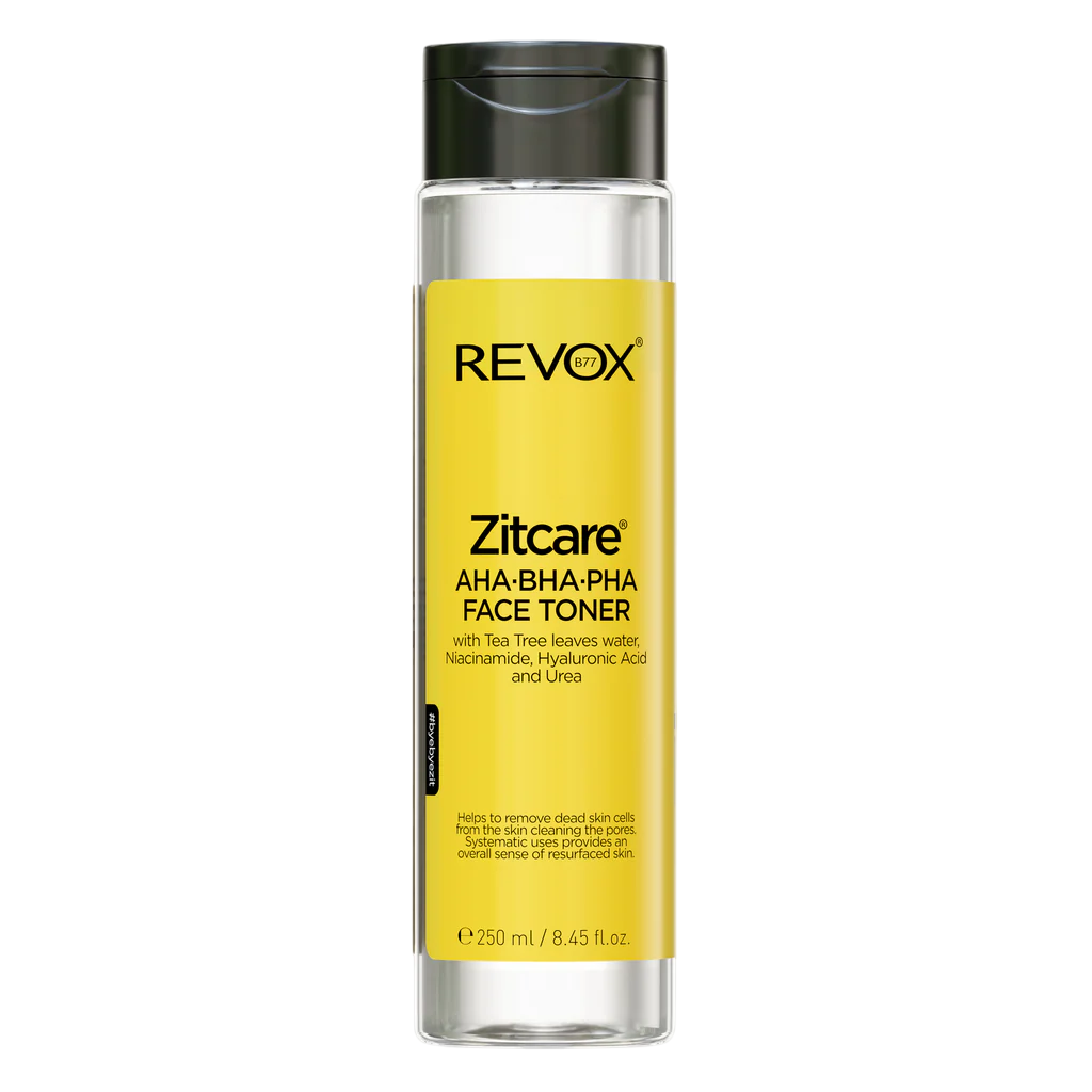 Revox B77, Zitcare, AHA / BHA / PHA, Eliminează impuritățile, Tonifiant de curățare, 250 ml.