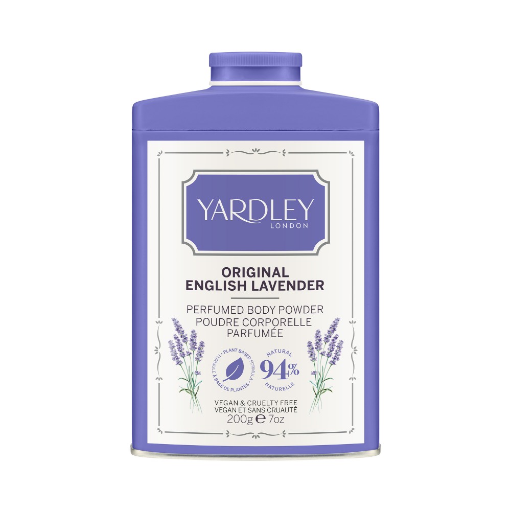 Yardley, İngilizce Çiçek Çamfıstığı, Ruhlandırıcı, Vücut Pudrası, 200 g