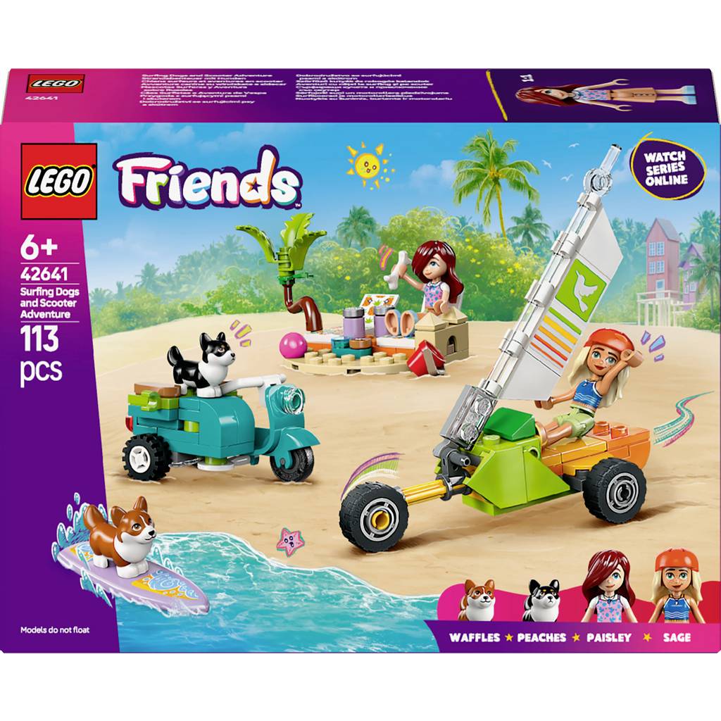42641 LEGO® FRIENDS Beach adventure with dogs 42641