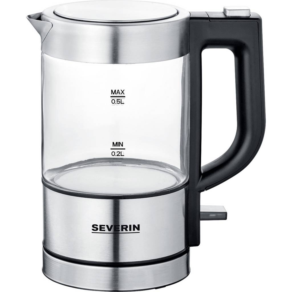 Severin 3472 Kettle cordless, Overheat protection Stainless steel (brush WK 3472