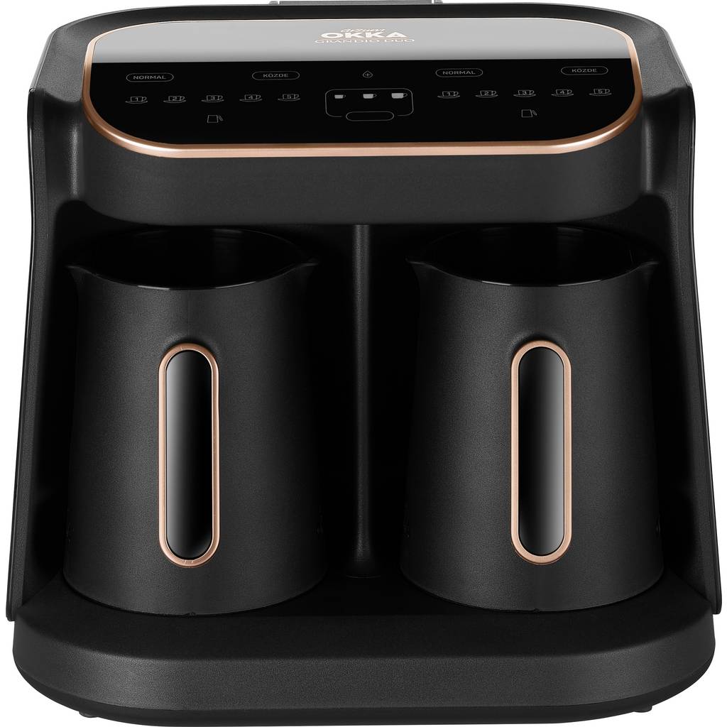 arzum Okka Grandio Duo Mocha maker Black, Bronze Cup volume=10 Display OK007-B