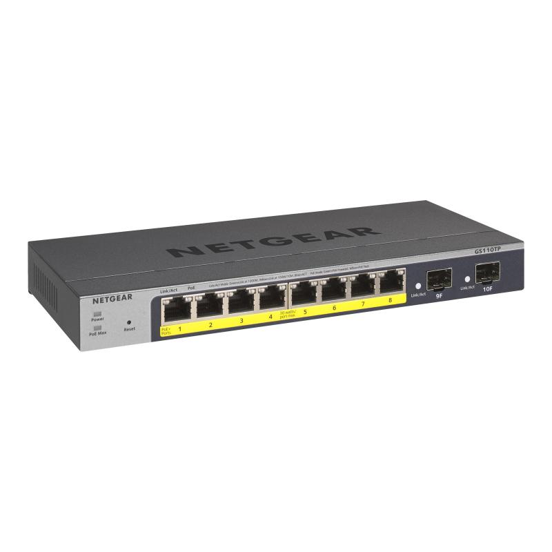 Netgear Switch GS110TP-300EUS GS110TP300EUS (GS110TP-300EUS)