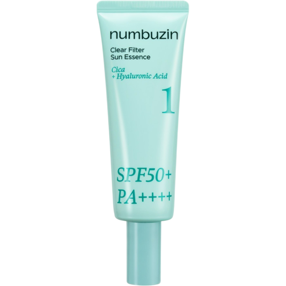 Numbuzin, No:1 Temizlik Filtre Güneş Yağı, Nemlendirici ve Koruyucu, Güneş Kremi, Yüz İçin, SPF 50 PA++++, 50 ml.