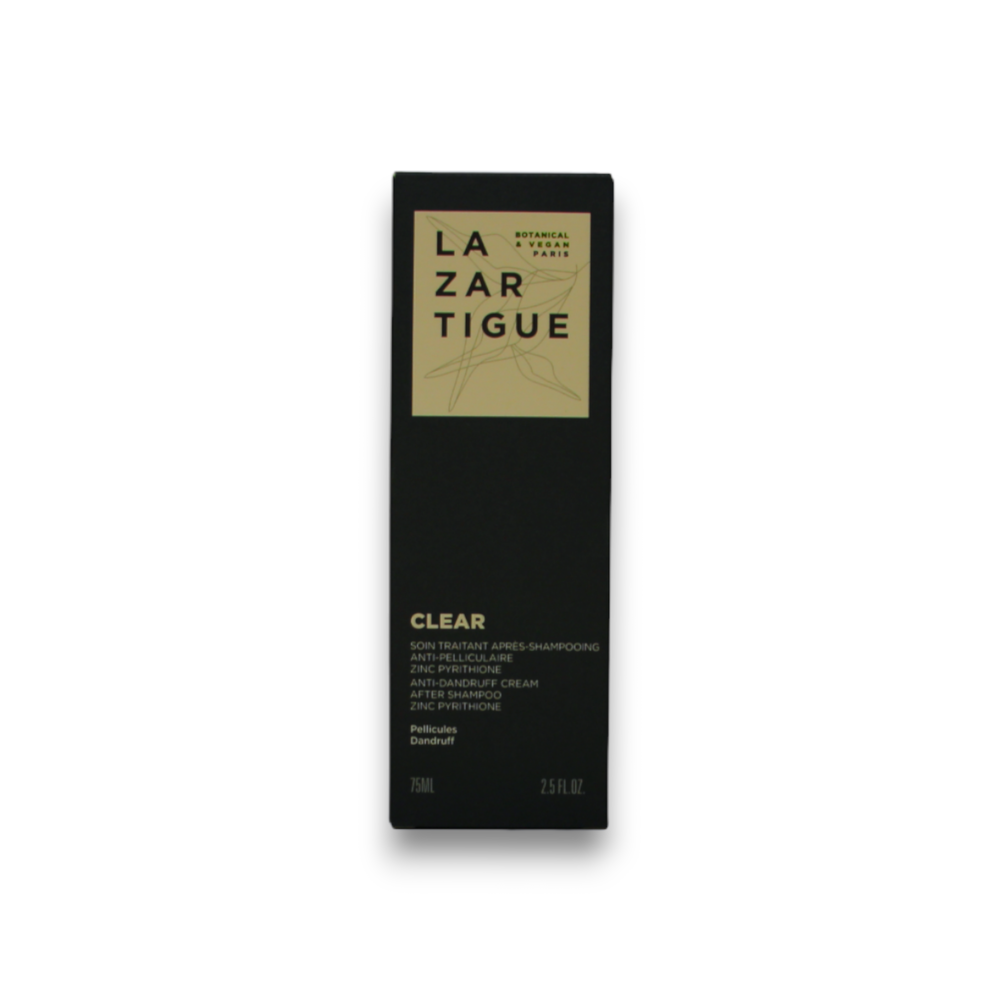 Lazartigue, Clătire cu ulei pentru păr vegan, Tratament de cremă împotriva danturii, 75 ml.