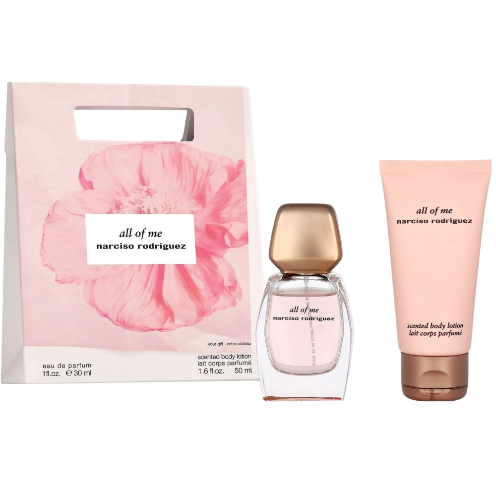 Narciso Rodriguez: Toate despre Mine, Parfum de Eau, Pentru Femei, 30 ml + Toate despre Mine, Hidrantă, Loțiune corporală, 50 ml