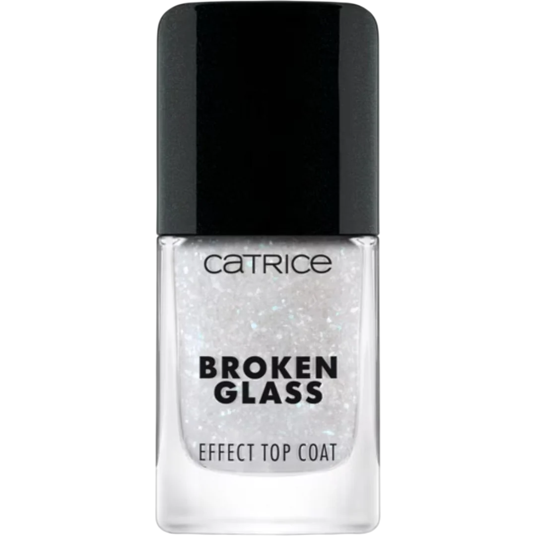 Catrice, Broken Glass, Top Coat, Nail Polish, 050, Sparkling Reflection, 10.5 ml