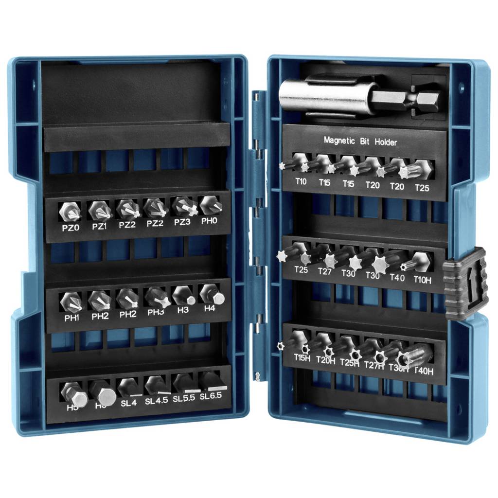Makita B-28606 B-28606 Bit set 37-piece 1" (25 mm) incl. bit holder B-28606