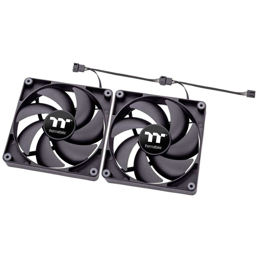 Thermaltake CL-F148-PL14BL-A PC fan Black (W x H x D) 140 x 140 CL-F148-PL14BL-A