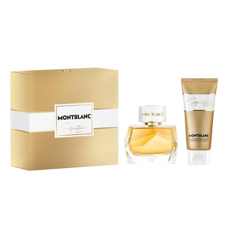 Montblanc: Semnătură Absolută, Eau de parfum pentru femei, 50 ml + Semnătura Absolută, Lichid corporal, Pe tot corpul, 100 ml